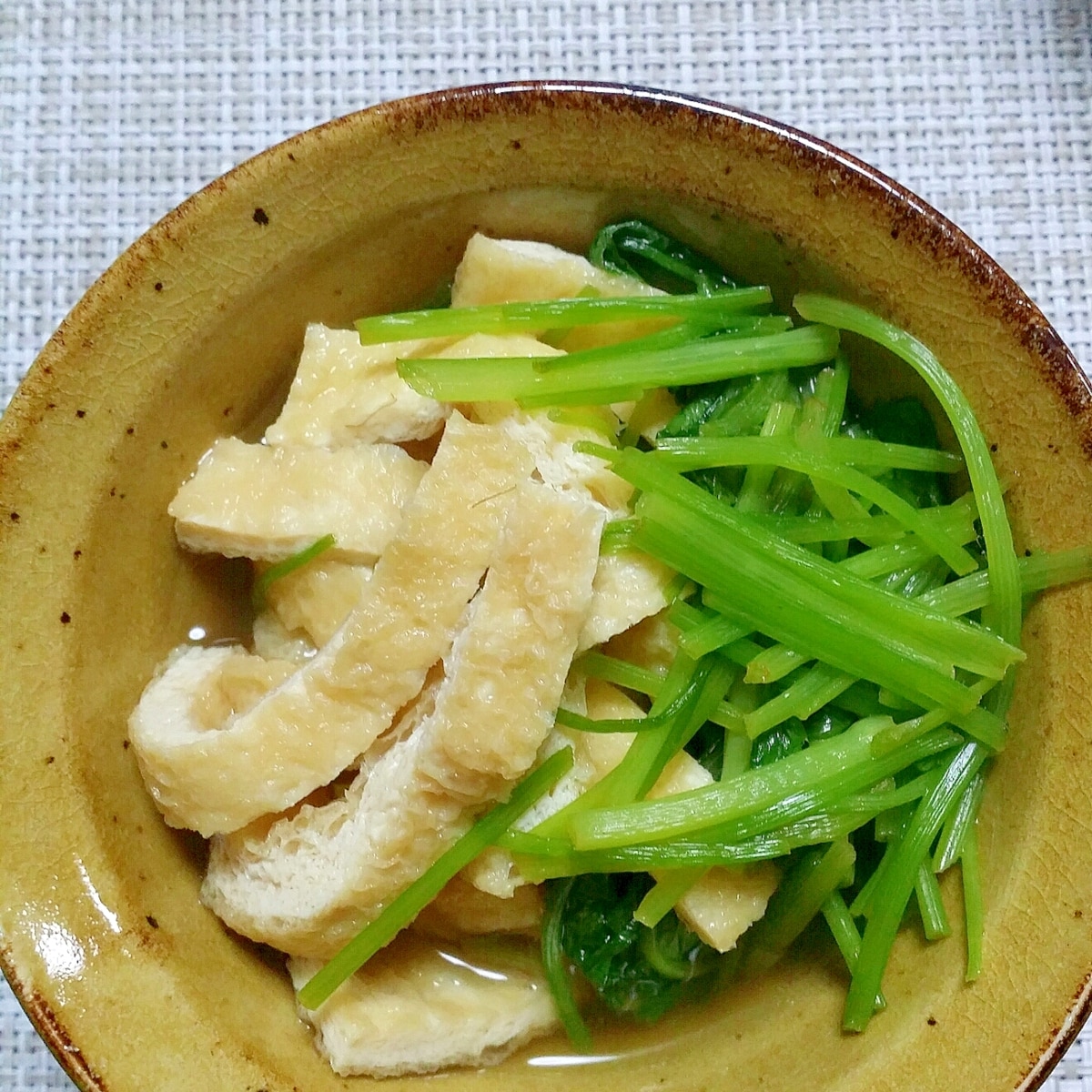 上品な香り 三つ葉と油揚げの煮浸し レシピ 作り方 By Kaho Scafe 楽天レシピ 上品な香り 三つ葉と油揚げの煮浸し レシピ 作り方 By Kaho Scafe 楽天レシピ